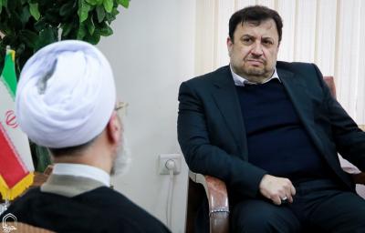 دیدار دبیر شورای عالی فضای مجازی با آیت الله اعرافی