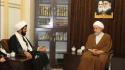 دیدار اعضای دفتر مطالعات اسلامی پژوهشگاه فضای مجازی با آیت الله اراکی